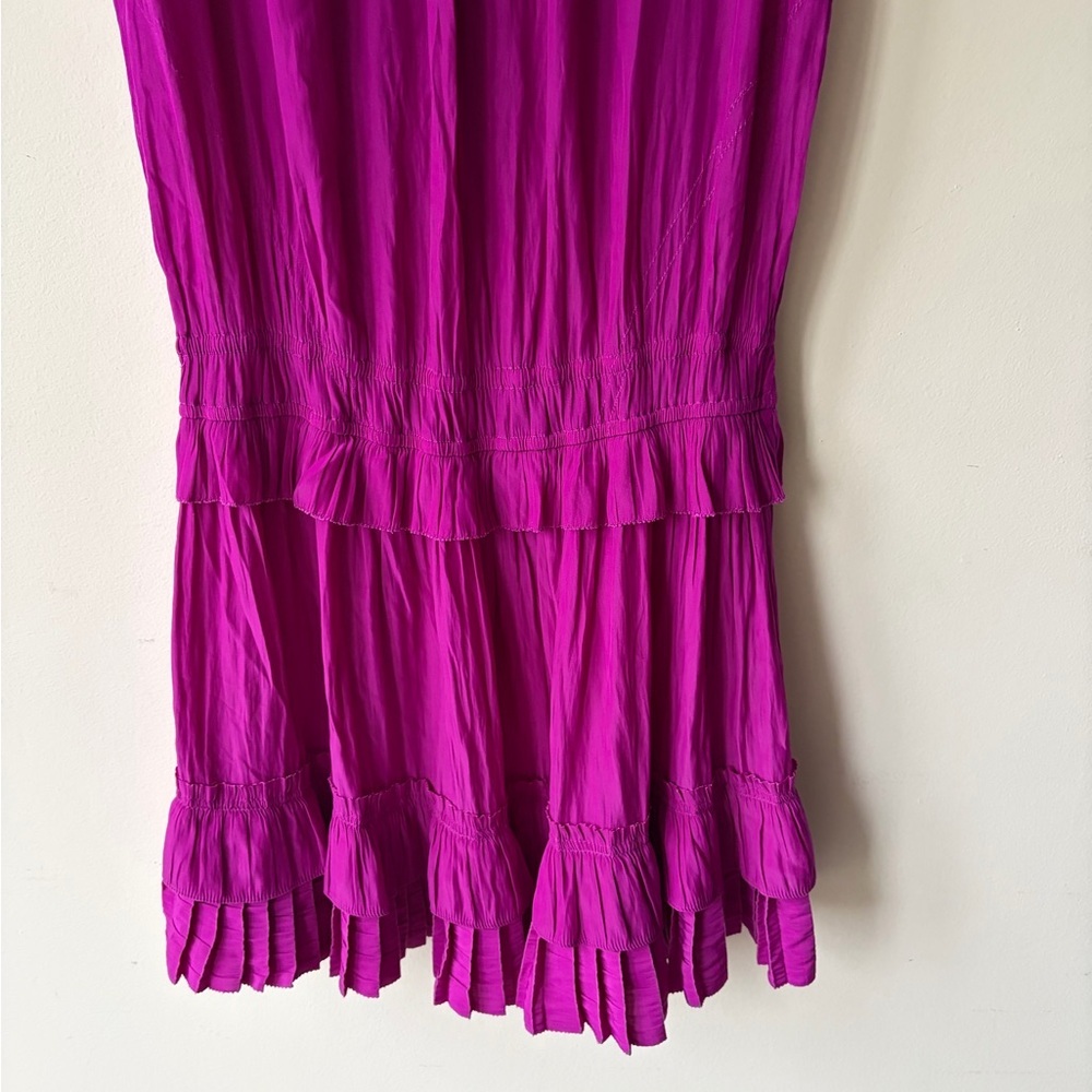 RAMY BROOK Hadley Purple Tiered Dress Size Medium - Picture 10 of 11